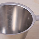 STACKABLE STAINLESS STEEL MEASURERS 0.1L