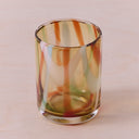 SHORT GLASS - AMBER