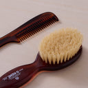 SOFT NATURAL BRISTLE BABY BRUSH & COMB SET