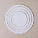 LARGE LOW PLATE - IVORY