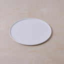 MEDIUM LOW PLATE - IVORY