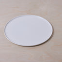 LARGE LOW PLATE - IVORY