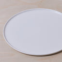 LARGE LOW PLATE - IVORY