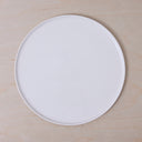 LARGE LOW PLATE - IVORY
