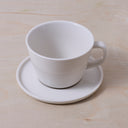 CAPPUCCINO CUP WITH HANDLE - IVORY