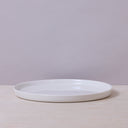 LARGE HIGH PLATE - IVORY