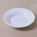 LARGE HIGH SIDE PLATE - WHITE SILHOUETTE