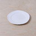 EXTRA SMALL PLATE - WHITE SILHOUETTE
