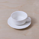 ESPRESSO CUP SAUCER - WHITE SILHOUETTE