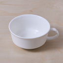 COFFEE CUP WITH HANDLE - WHITE SILHOUETTE