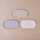 CAPSULE OVAL TRAY EGGSHELL - GRAY