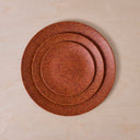 MEDIUM PLATE COCONUT FIBER - ORANGE