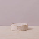 COASTER SET RICE HUSK - BROWN