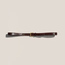 ITALIAN LEATHER BELT - BROWN