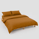 CRISP FITTED SHEET - MUSTARD