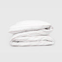 CLASSIC DUVET COVER - CEDAR PINSTRIPES